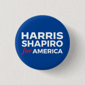 HARRIS SHAPIRO FÜR AMERIKA BUTTON (Vorderseite)