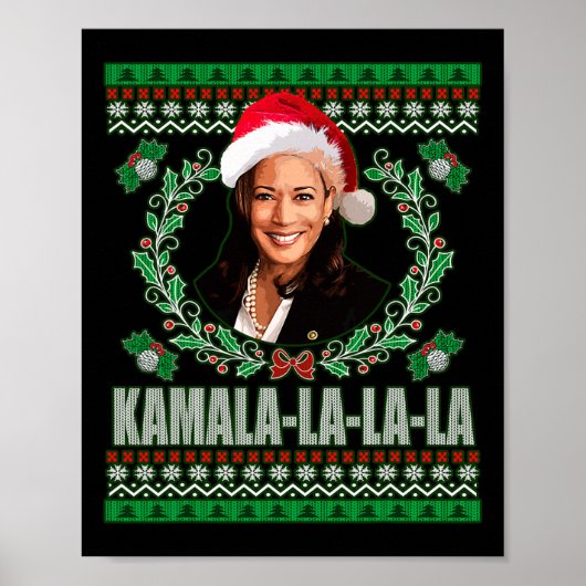 Harris Shirt Kamala La La La La Women's Ugly Chris Poster (Vorne)