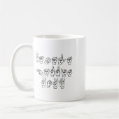 Harris Sign Language Kaffeetasse (Links)