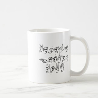 Harris Sign Language Kaffeetasse