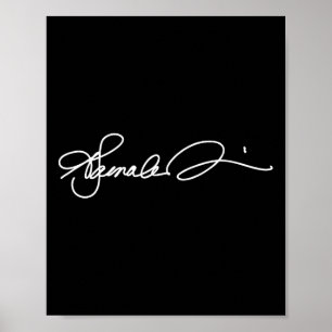 Harris-Signatur 47 für USA-Präsidentschaftskampagn Poster