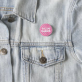 Harris-Sterne-Muster Pink Button (Beispiel)