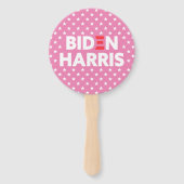 Harris-Sterne-Muster Pink Fächer (Rückseite)