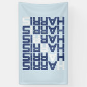 Harris-Textstapel Banner (Vertikal)