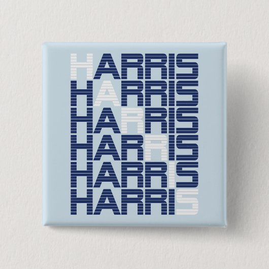 HARRIS-Textstapel Button (Vorderseite)