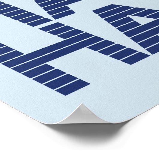 HARRIS-Textstapel Poster (Ecke)