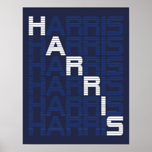 HARRIS-Textstapel Poster