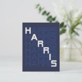 Harris-Textstapel Postkarte (Stehend Vorderseite)