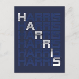 Harris-Textstapel Postkarte