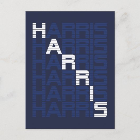 Harris-Textstapel Postkarte (Vorderseite)