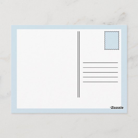 Harris-Textstapel Postkarte (Rückseite)