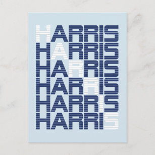 Harris-Textstapel Postkarte