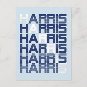 Harris-Textstapel Postkarte