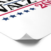 Harris Tim Waltz Wahlen 2024 Poster (Ecke)