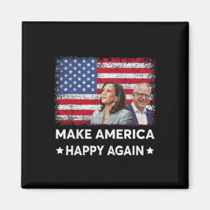 Harris Tim Waltz WAlzheimer 2024 Amerika zum Happ Magnet