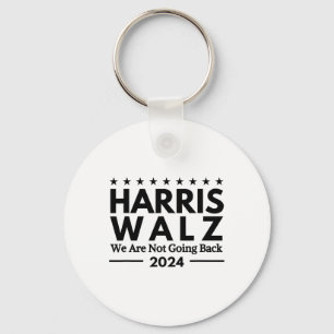 Harris Tim Walz 2024 Wir Gehen Nicht Zurück  Schlüsselanhänger