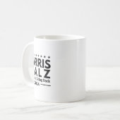 Harris Tim Walz 2024 Wir kommen nicht zurück Kaffeetasse (Vorderseite Links)