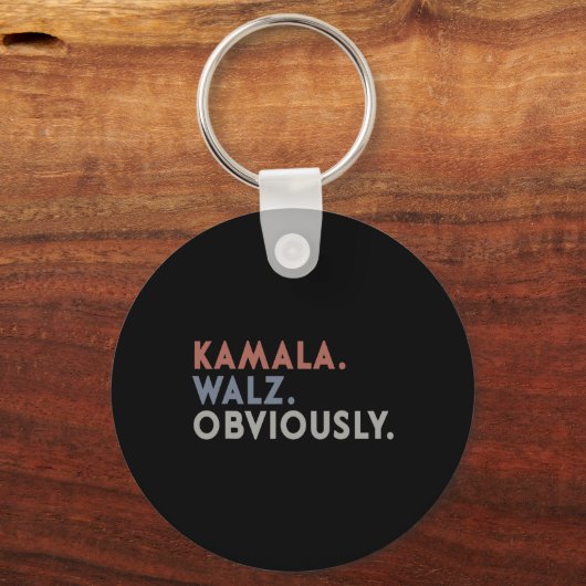 Harris Tim Walz wählt Harris Waltz 2024 Schlüsselanhänger (Vorderseite)
