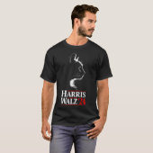 Harris Tim Walz Waltz 2024 Vp Funny Cat Harris Wal T-Shirt (Vorne ganz)