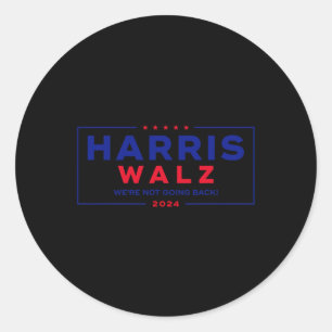 Harris Tim Walz Waltz 2024 Vp Harris Waltz Electio Runder Aufkleber
