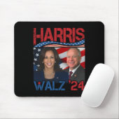 Harris Tim Walz Waltz 3 Mousepad (Mit Mouse)