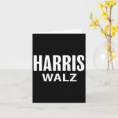 Harris Tim Walz Waltz Apparel Karte (Gelbe Blume)