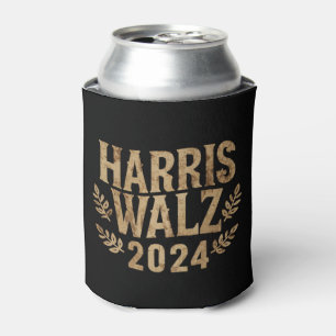 Harris Tim Walz Wappen Vintage Harris Waltz 2024  Dosenkühler