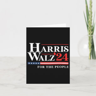 Harris Tim Walzheimer Waltz für die Menschen 2024 Karte