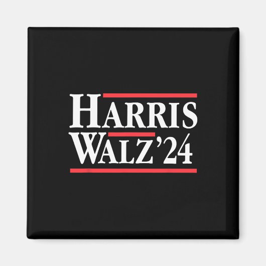 Harris Tim Waschheimer 2024 Demokratisches Ticket Magnet (Vorne)