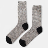 Harris tweed Crew Socks Socken (Linkes Detail)