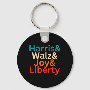 Harris und W Joy Liberty Vintag Retro Tim Waltz K Schlüsselanhänger