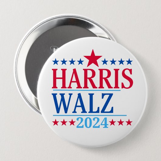 Harris und Walz 2024 Button (Vorne & Hinten)