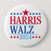 Harris und Walz 2024 Button (Vorderseite)