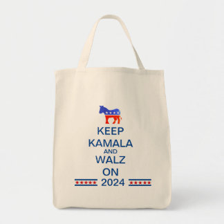 Harris und Walz 2024 Tote Bag Tragetasche