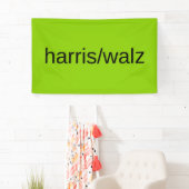 Harris und Walz Sommer 2024 Grüne Wohnanlage Banner (Insitu)