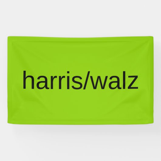 Harris und Walz Sommer 2024 Grüne Wohnanlage Banner (Horizontal)