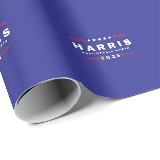 Harris Unstoppable Women | Wahl 2024 Geschenkpapier (Rolleneckpunkt)