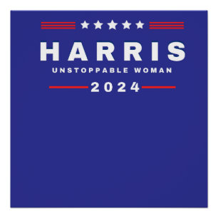 Harris Unstoppable Women   Wahl 2024 Poster