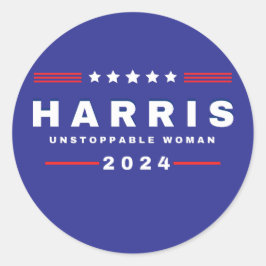 Harris Unstoppable Women | Wahl 2024 Runder Aufkleber