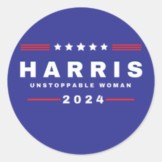 Harris Unstoppable Women | Wahl 2024 Runder Aufkleber