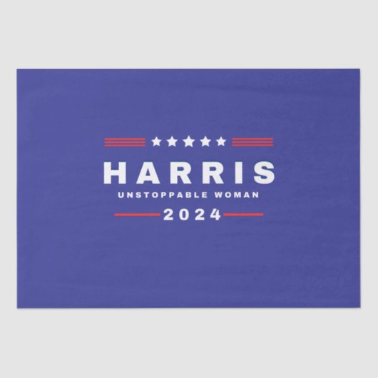 Harris Unstoppable Women | Wahl 2024 Seidenpapier (Vorderseite)