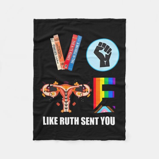 Harris Vote wie Ruth Sent you Fleecedecke (Vorderseite)
