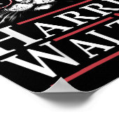 Harris W 2024 Funny Cat Election Kamala Harris Tim Poster (Ecke)