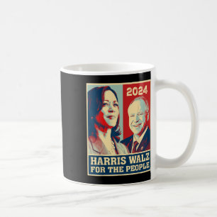 Harris W 2024 Für die Demokraten stimmen Kamala ab Kaffeetasse