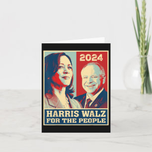 Harris W 2024 Für die Demokraten stimmen Kamala ab Karte