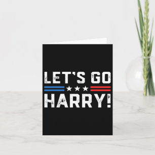 Harris W 2024 Let's Go Harry Funny Harry B Politic Karte