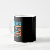 Harris W Offensichtlich! Harris Waltz Wahl 2024 1 Kaffeetasse (Vorderseite Links)