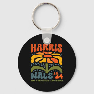 Harris W Waltz 2024 Retro Boho Vintag Groovy Flow Schlüsselanhänger