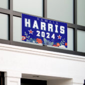 Harris-Wahl 2024 Banner (Äußeres Gebäude)