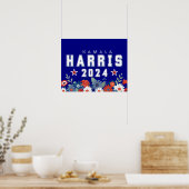 Harris-Wahl 2024 Poster (Küche)